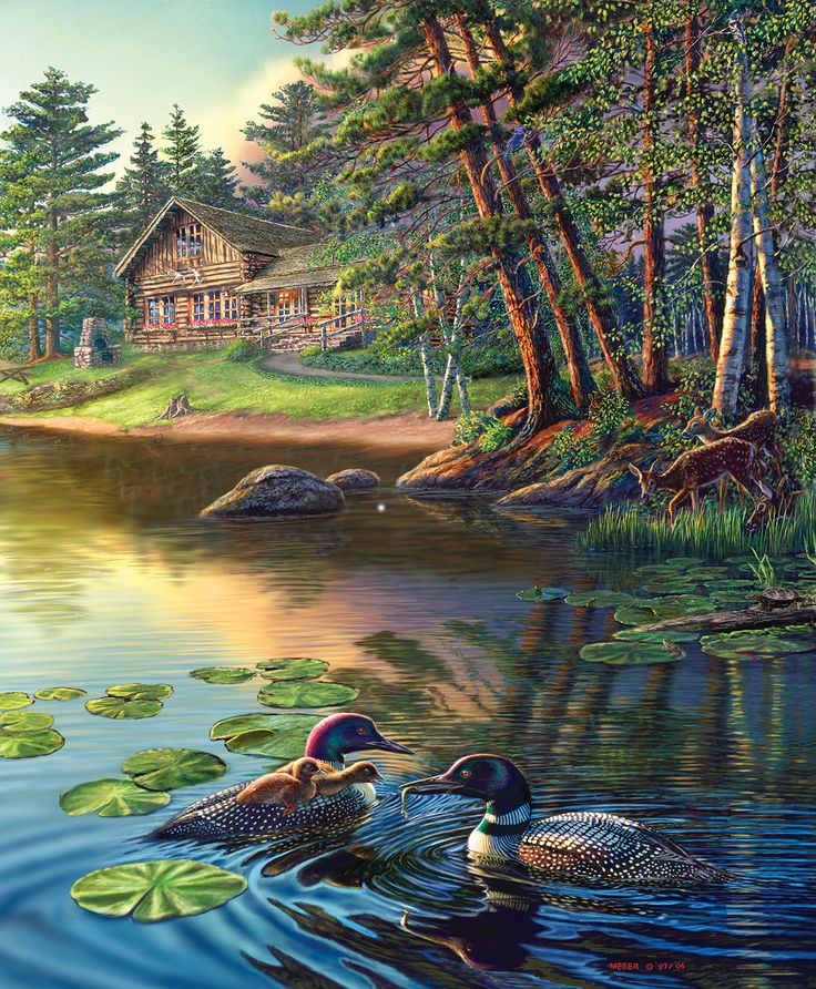 Художник Джеймс Мегер. США. (1942 г. - 2011 г.)