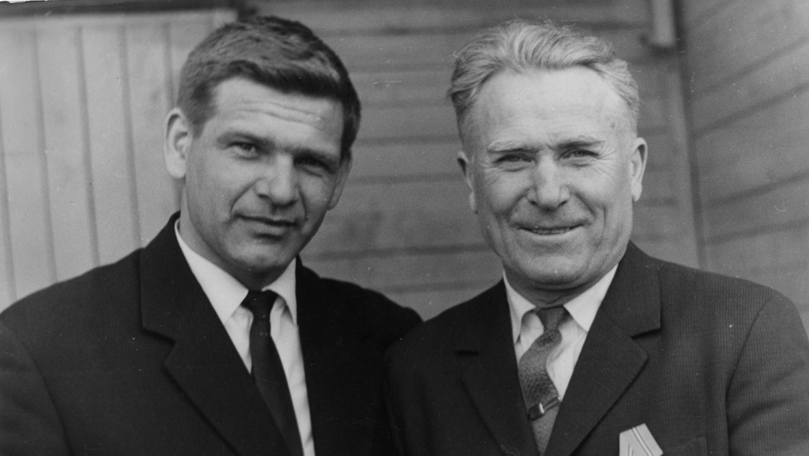 Станислав Возняк и его тренер Павел Лимарь. 1960 год.
Фото из личного архива Станислава Возняка