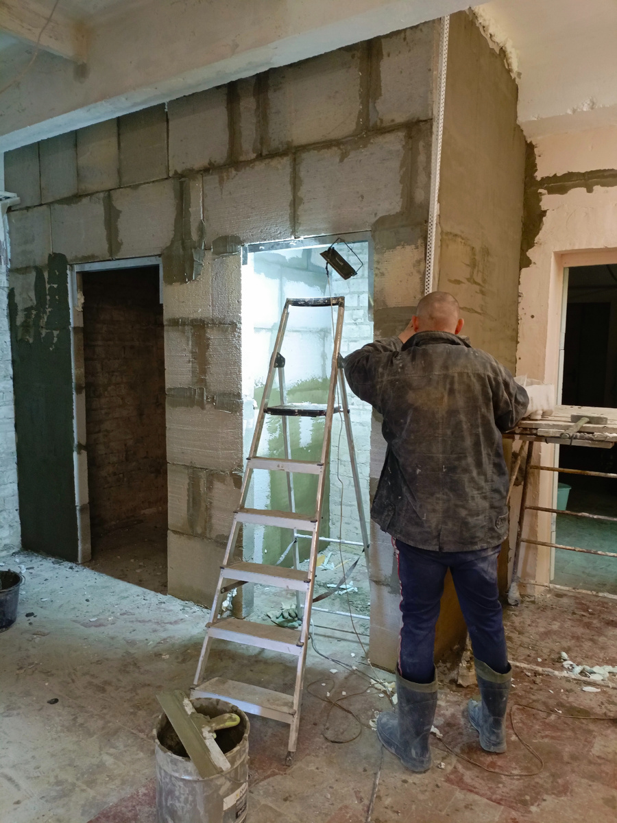 Усиление угла кладки