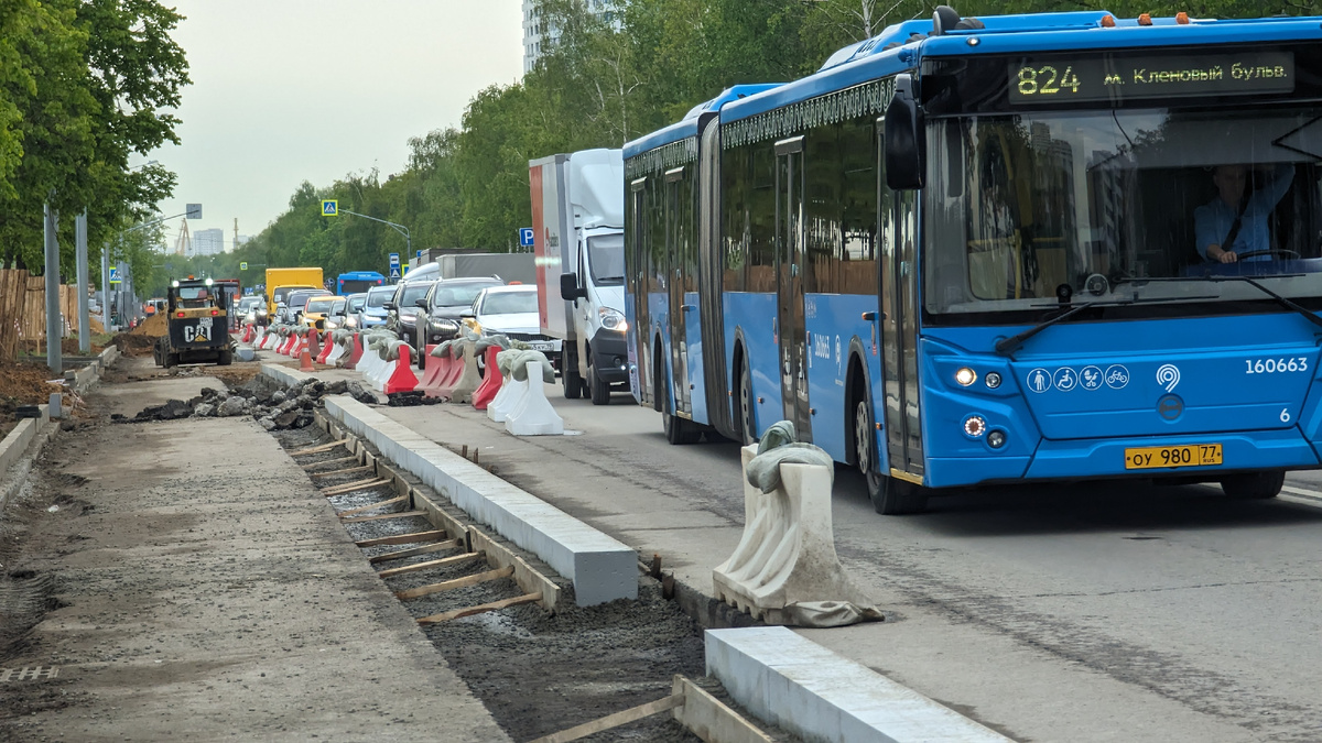 Создание велодорожек в Москве.