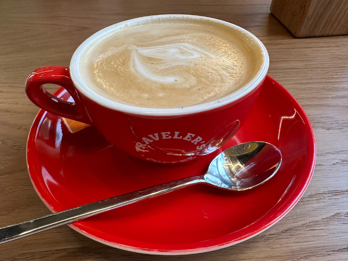 Чашечка ароматного кофе.