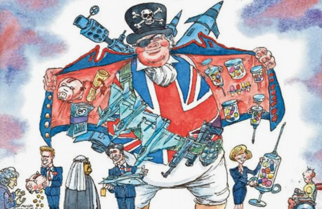 Гуманитарная помощь Англии своим сателлитам