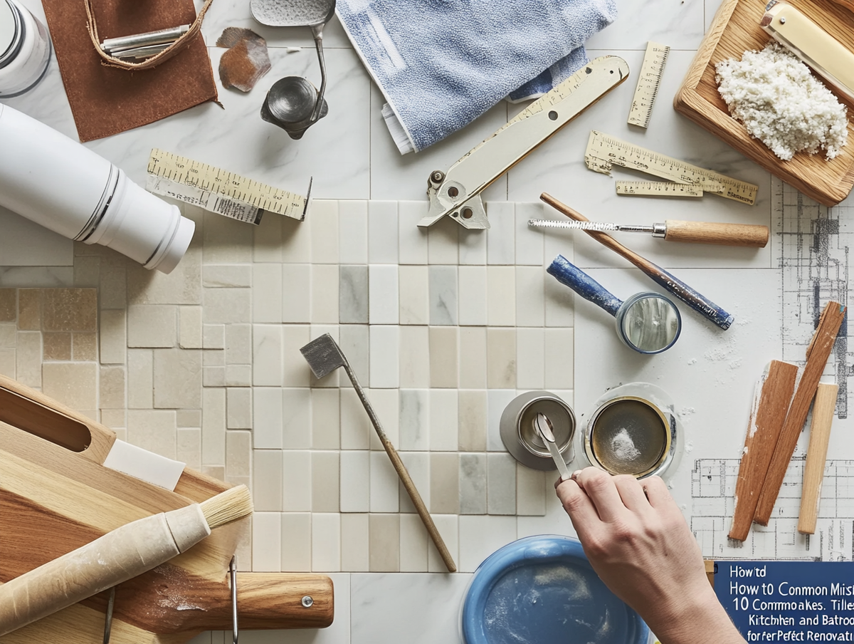    Как избежать 10 распространенных ошибок при укладке плитки на кухне и в ванной: практические советы для идеального ремонта Антон