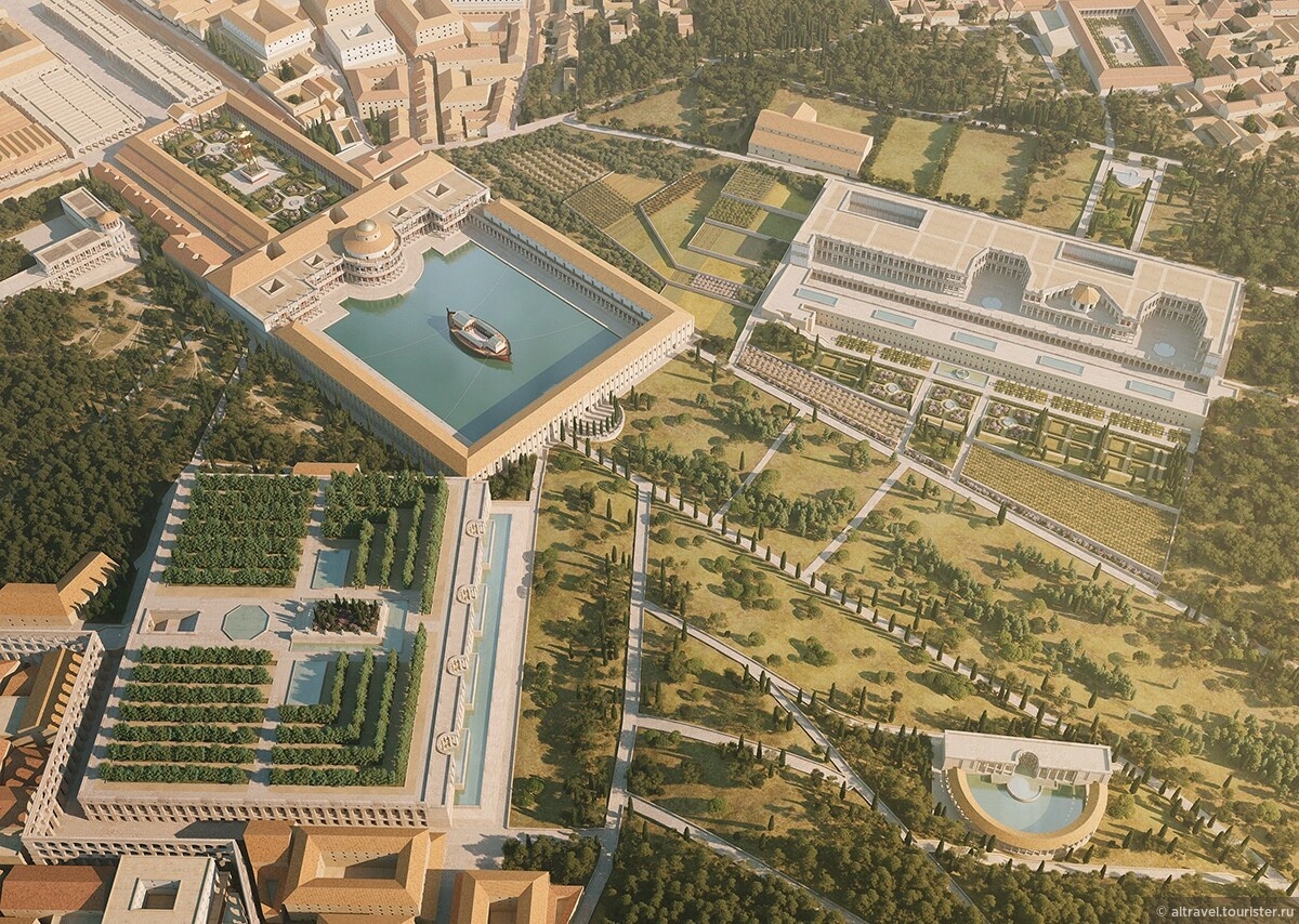 «Золотой дом» Нерона (Domus Aurea). Реконструкция