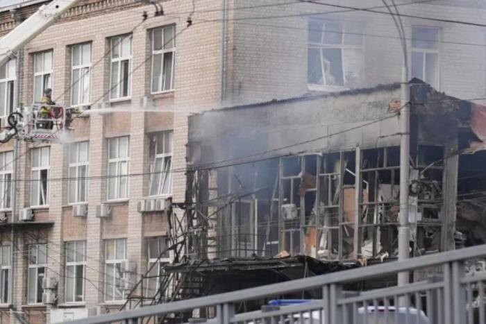 Киев. Последствия ночных ударов, источник Телеграм-канал Хроники Гераней