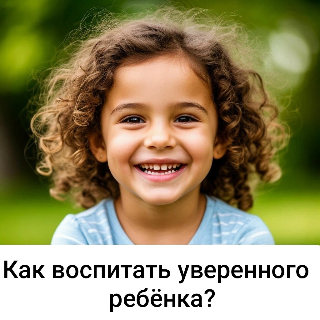 Как воспитать уверенного ребенка?