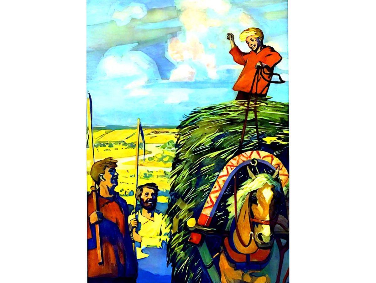 Сказ о Малчише-Кибальчише. Художник-иллюстратор Юрий Петрович Рейнер 1958г.