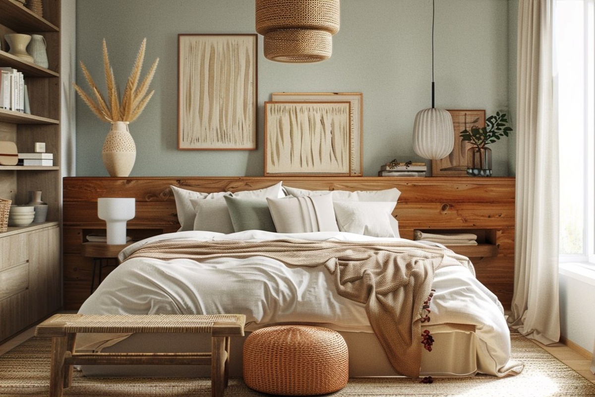 В спальне особенно все должно быть под рукой - и обязательно место, куда можно положить все мелочи