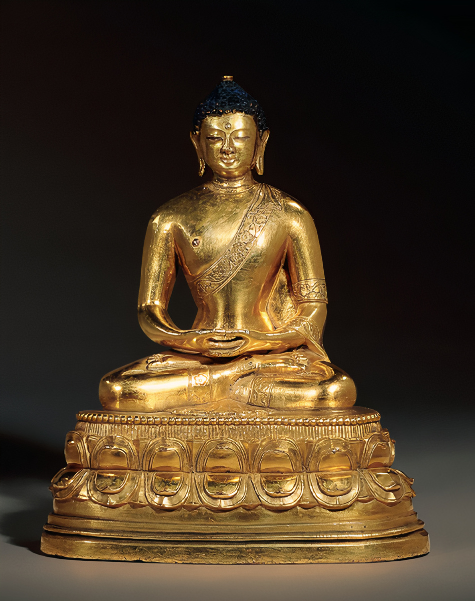 Амитабха Будда, 18 век, Монголия, Будда антикварный, старинная статуэтка Будды . 