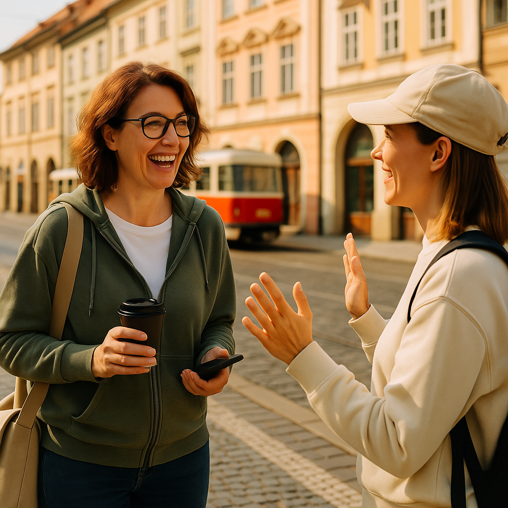 ии илюстрация, это типа я, несу кофе в руках. И телефон. И кто-то меня узнал))