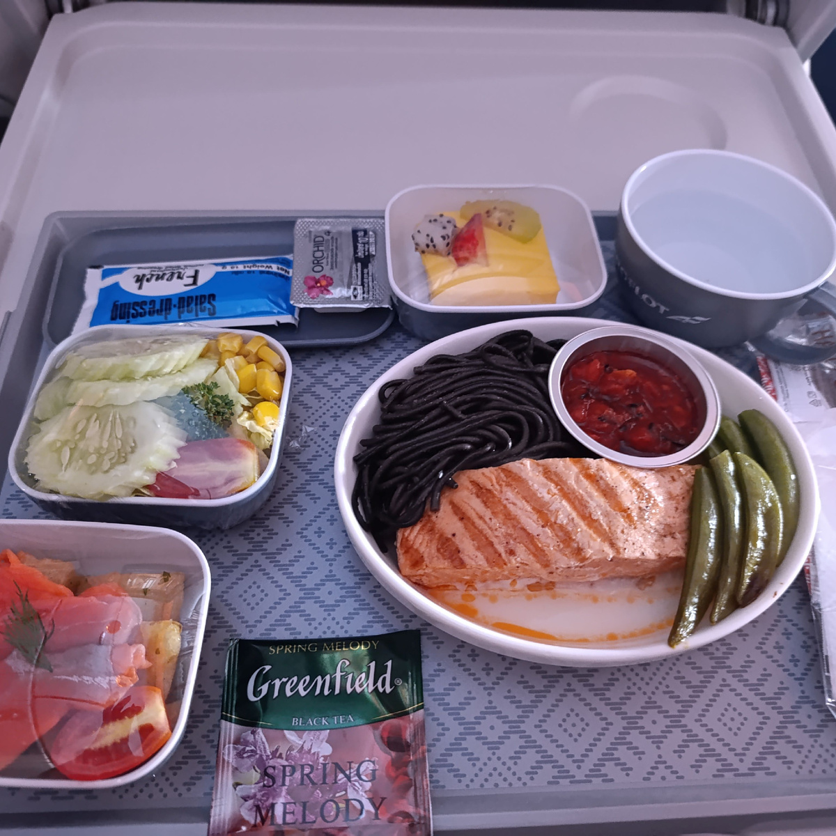 Питание на борту самолета АК Аэрофлот