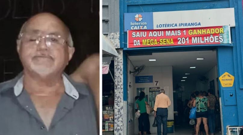 Антонио Лопес де Сикейра и пункт продажи лотерейных билетов (иллюстрация из открытых источников)