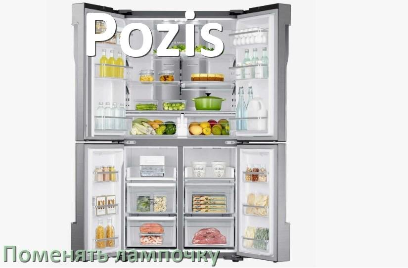 
Как на холодильнике Pozis поменять лампочку освещения