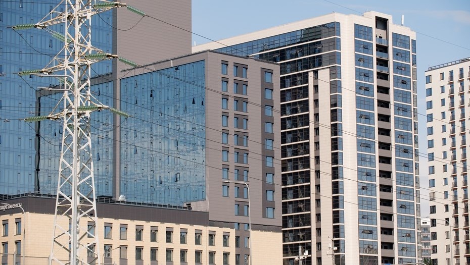    Комплекс апартаментов на Пулковском шоссе в Петербурге. Автор фото: Сергей Ермохин / "Деловой Петербург"