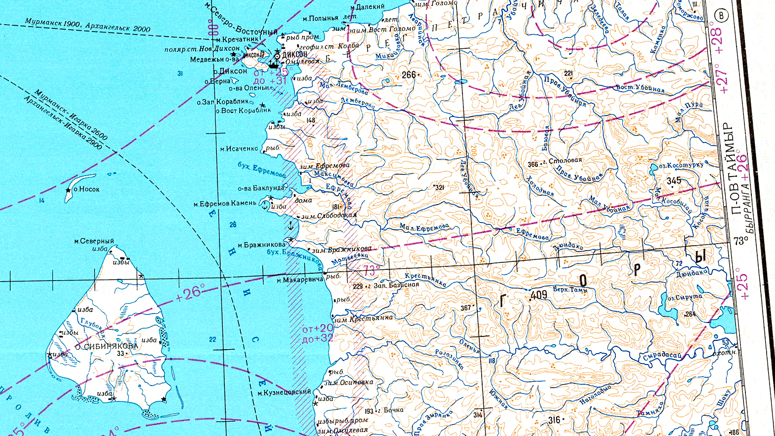 Мыс Ефремов Камень практически напротив Северного мыса на острове Сибирякова