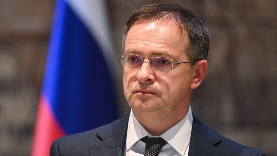    Помощник президента РФ Владимир Мединский. Автор фото: Рамиль Ситдиков / POOL / ТАСС