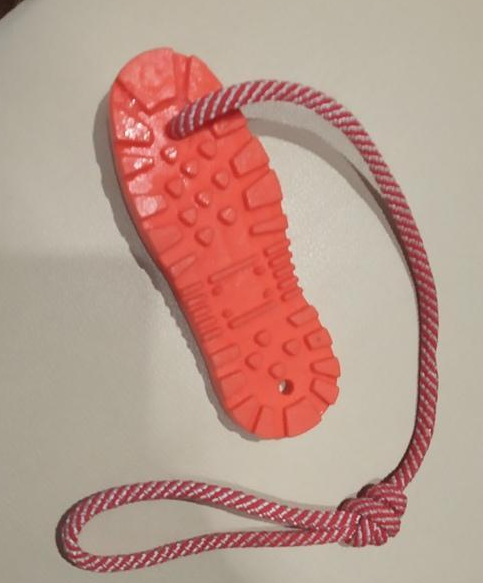 Подошва на веревке.