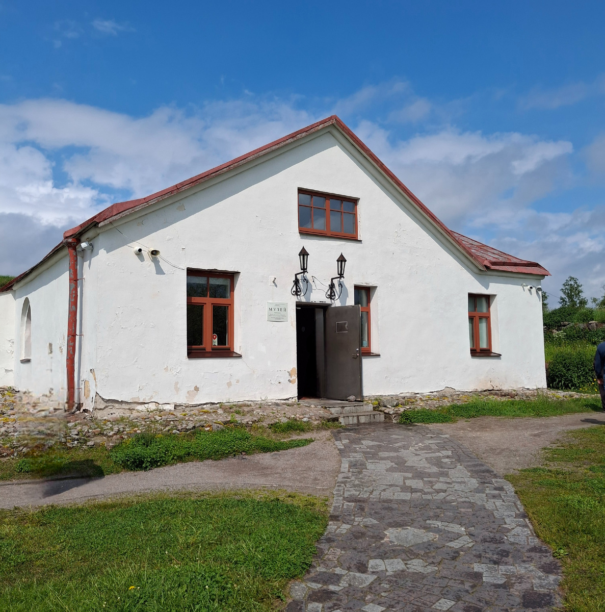 Фото автора. Здание музея в крепости.