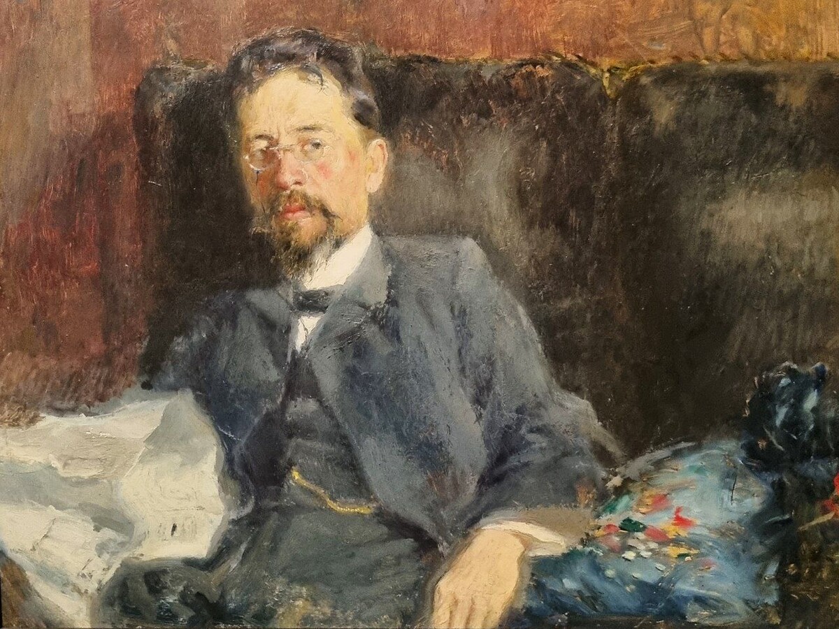 Пётр Нилус: Антон Павлович Чехов, 1904Картон, масло. Государственный музей истории российской литературы им. В.И. Даля, Москва