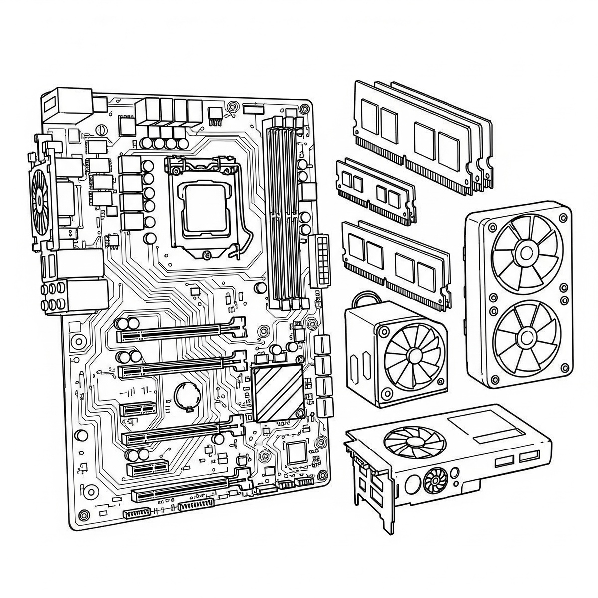 Детали компьютера
