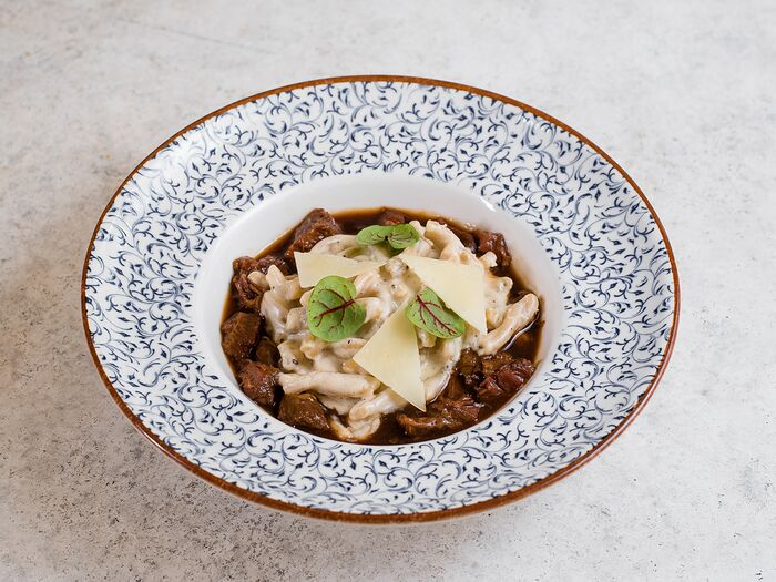 Казаречче качо э пепе с томлеными щечками  в Tutta la Vita