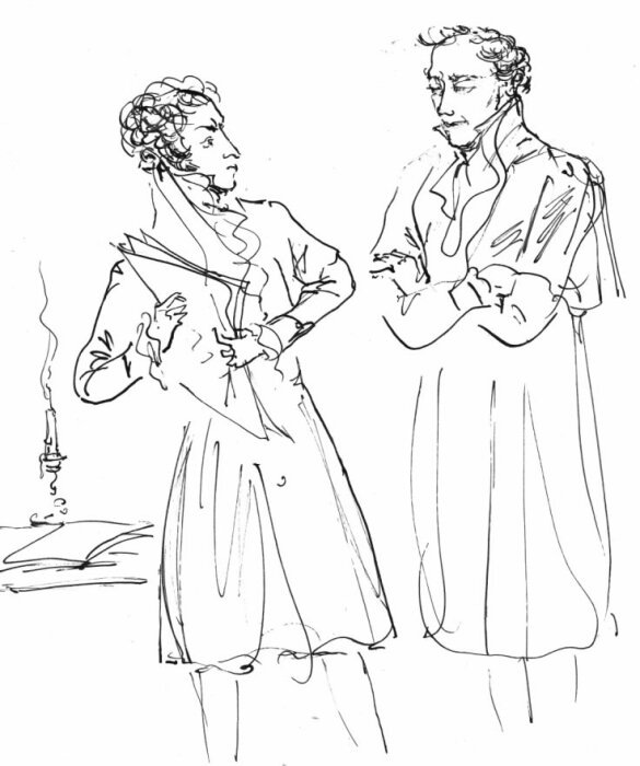 Пушкин не ценил талант Рылеева. / Фото: www.museumpushkin.ru