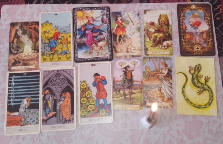 📷 фото выпавших карт/расклада 🔮