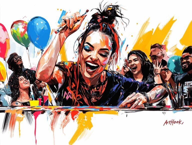    Художник на мероприятие в Москве недорого: как сделать ваш праздник незабываемым и уникальным Art-Hook.Ru