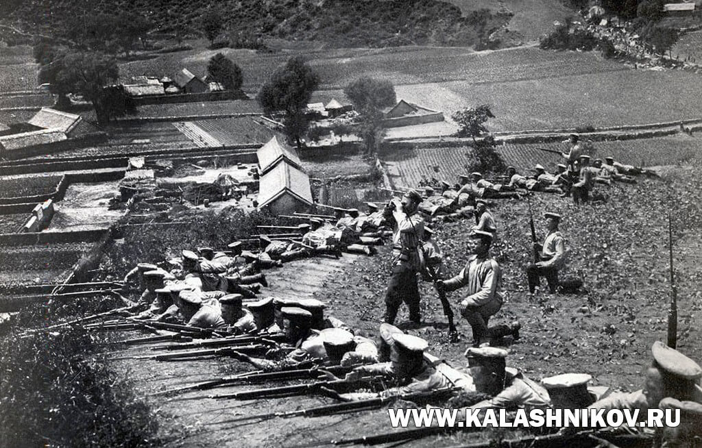 До появления автоматического оружия необходимая плотность огня обеспечивалась числом «штыков» на погонный метр позиции