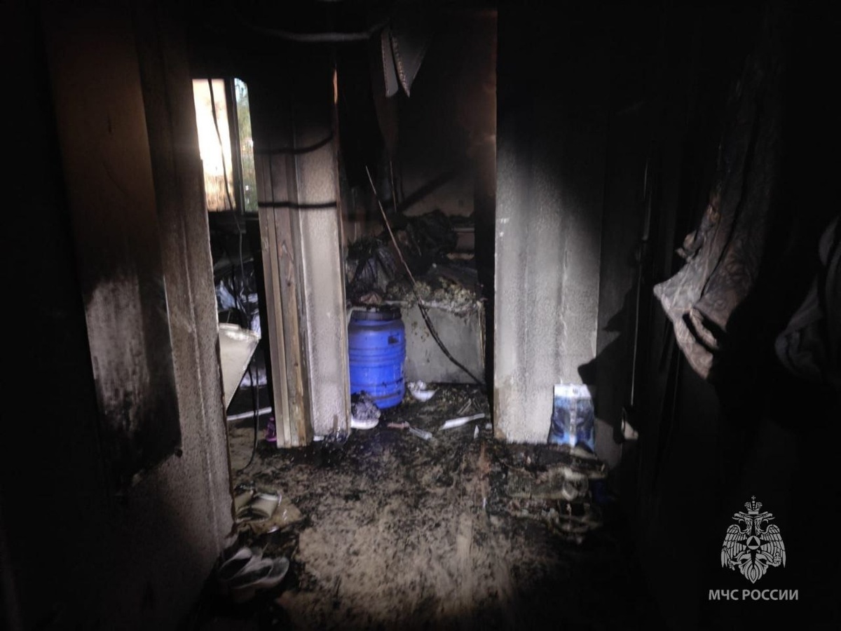    На пожаре в Нягани погибли два человека