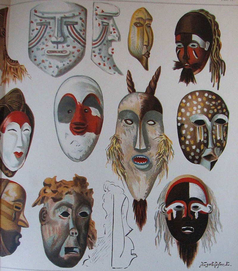 Лео Фробениус, Маски из Конго, Die Masken und Geheimbunde Afrika, 1898