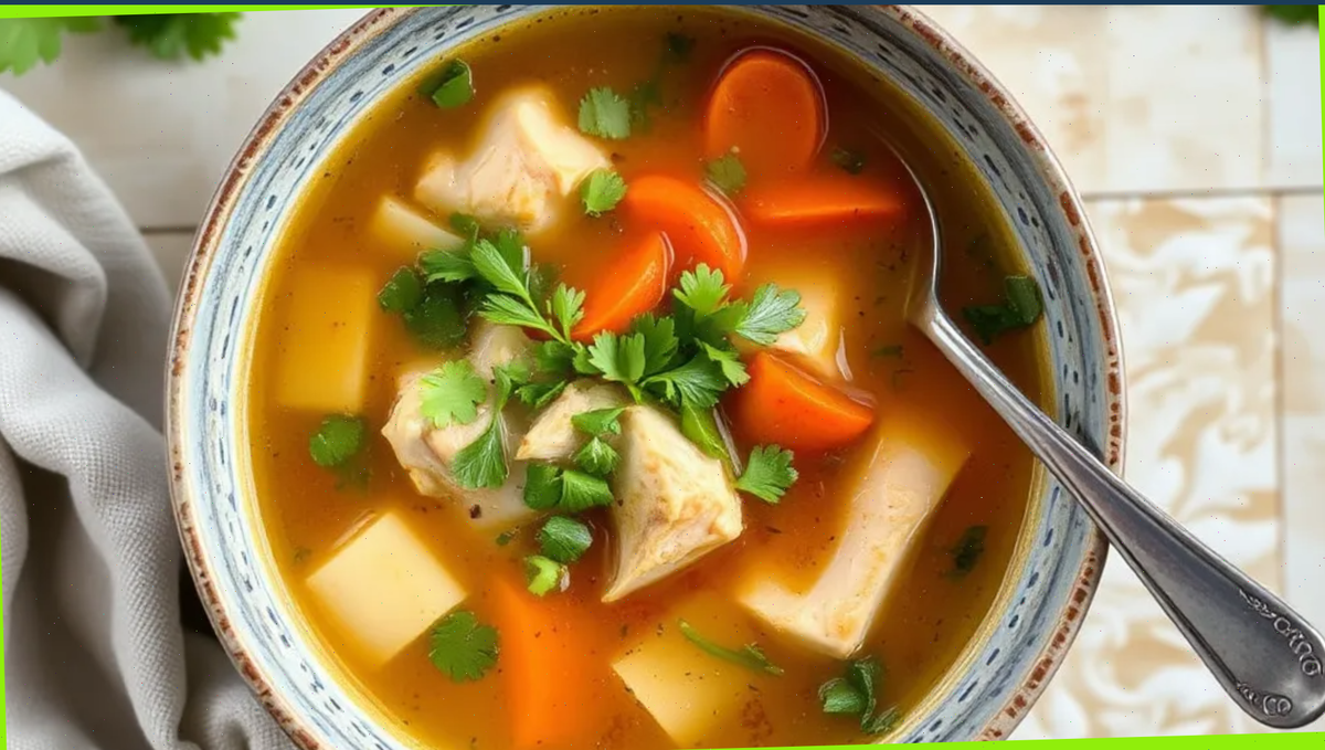 Диетический куриный суп
