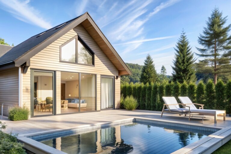    Как выбрать идеальный каркасный дом с баней: советы по бюджету, планировке и анализу участка для комфортной жизни на природе