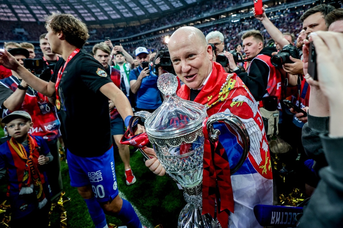 Марко Николич после финала Кубка России с "Ростовом". Фото РФС 