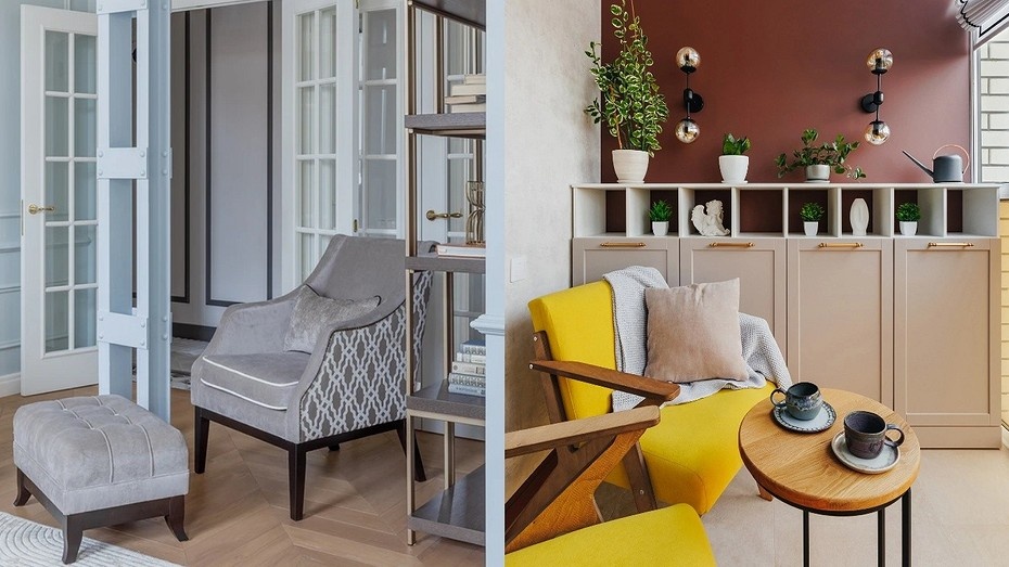 Слева проект Анастасии Меньшонковой. Справа проект Наталии Тимофеевой и Ольги Кочневой