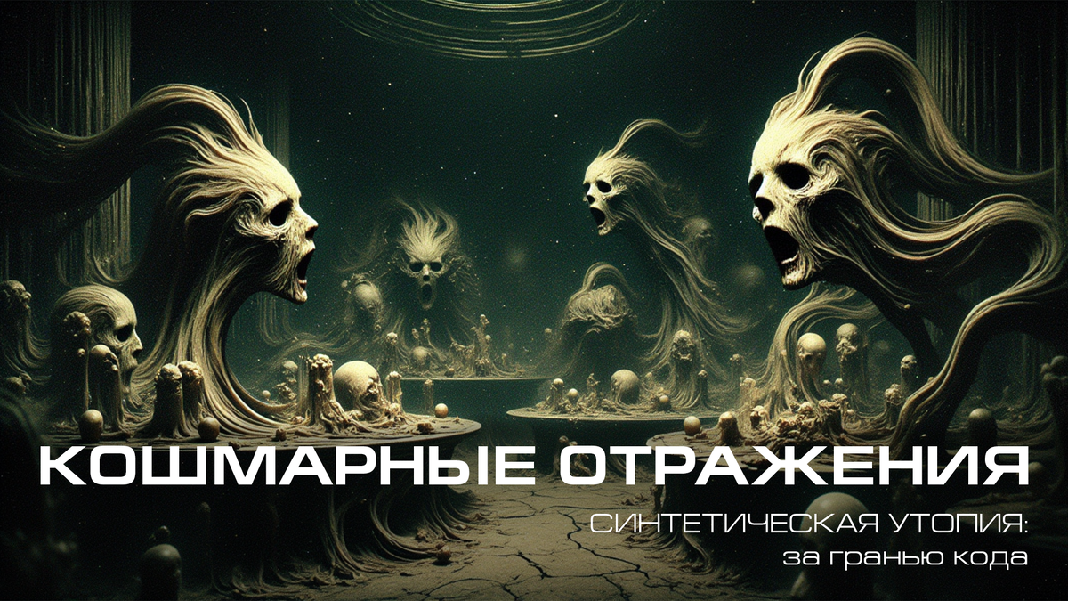 Иллюстрация к третьей части романа "Синтетическая утопия: за гранью кода". Часть 3 "Кошмарные отражения"