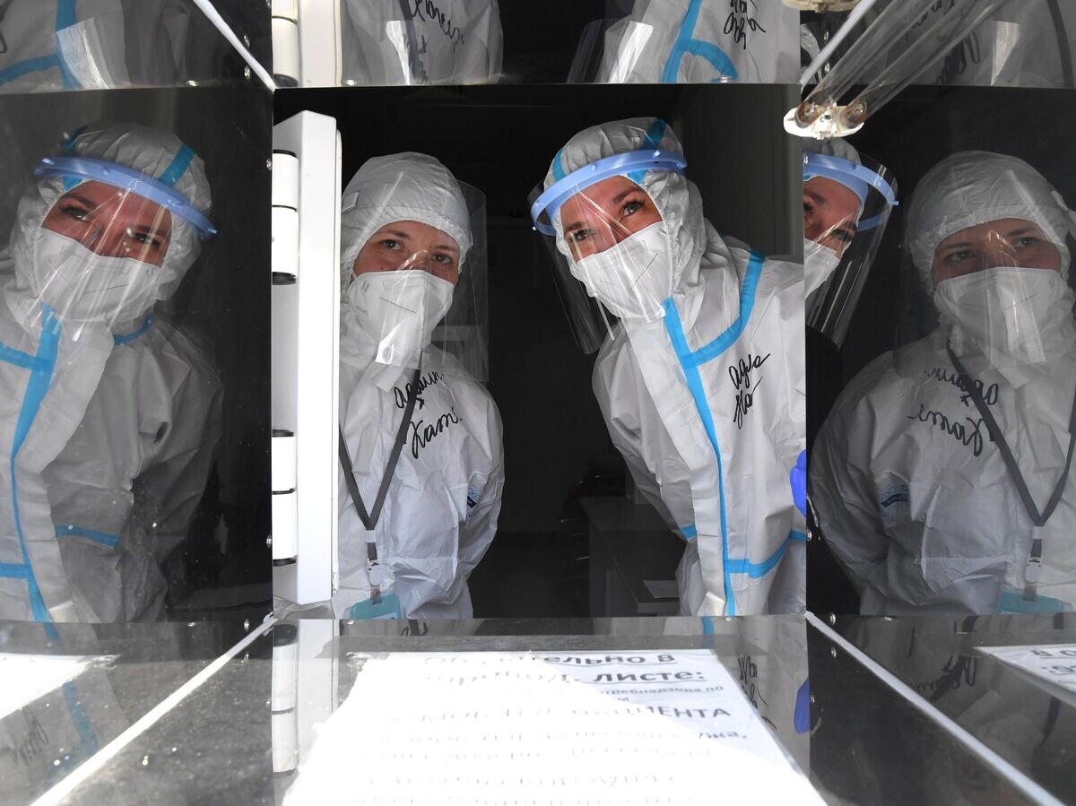    Московский клинический центр инфекционных болезней "Вороновское"© РИА Новости / Илья Питалев