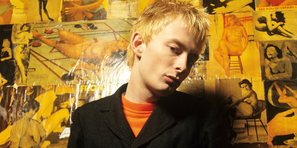Молодой фронтмен группы Radiohead Том Йорк
