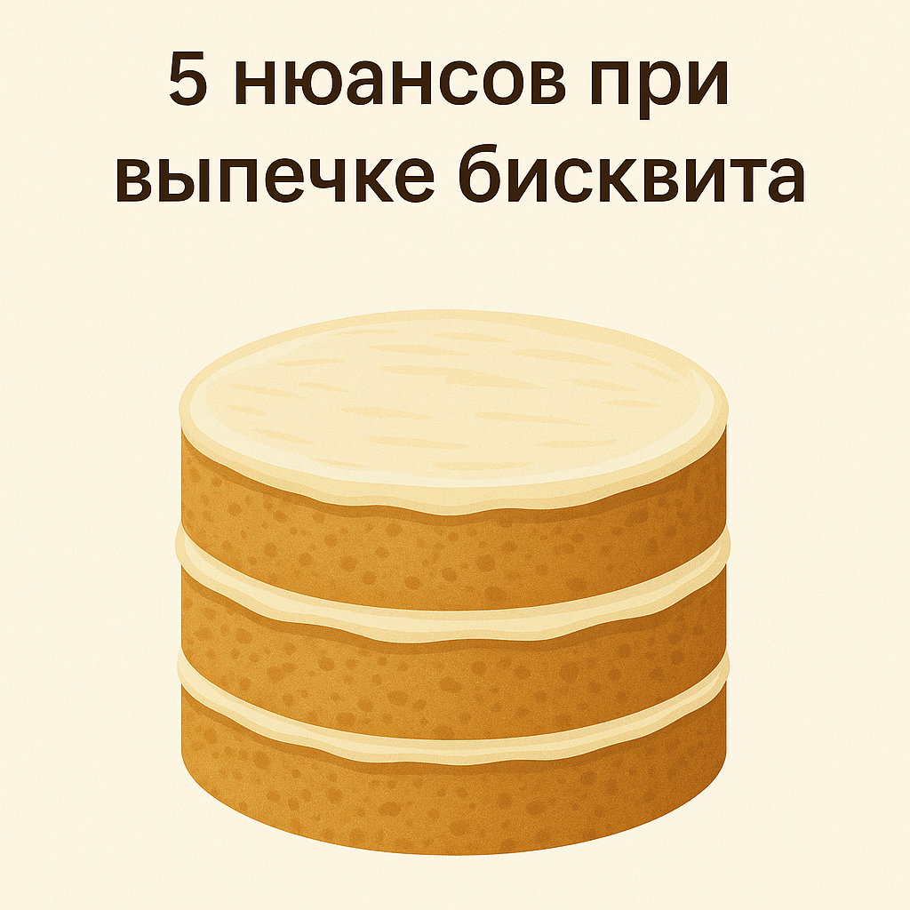 Почему не получается бисквит