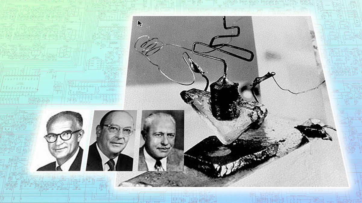 Первый транзистор и его создатели