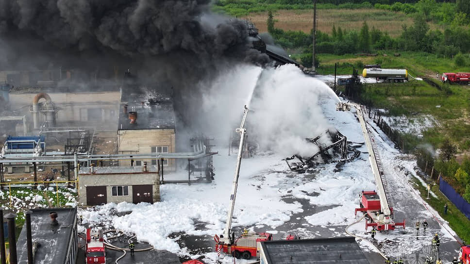 Кадры с места пожара после ликвидации открытого горения.📷Фото: ГУ МЧС по Нижегородской области
