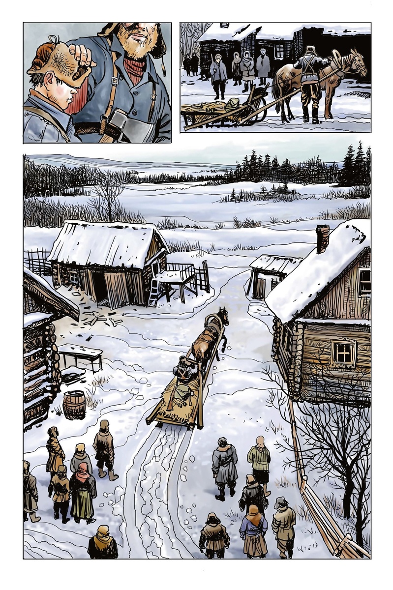 Страница из комикса. / издательство Alpaca