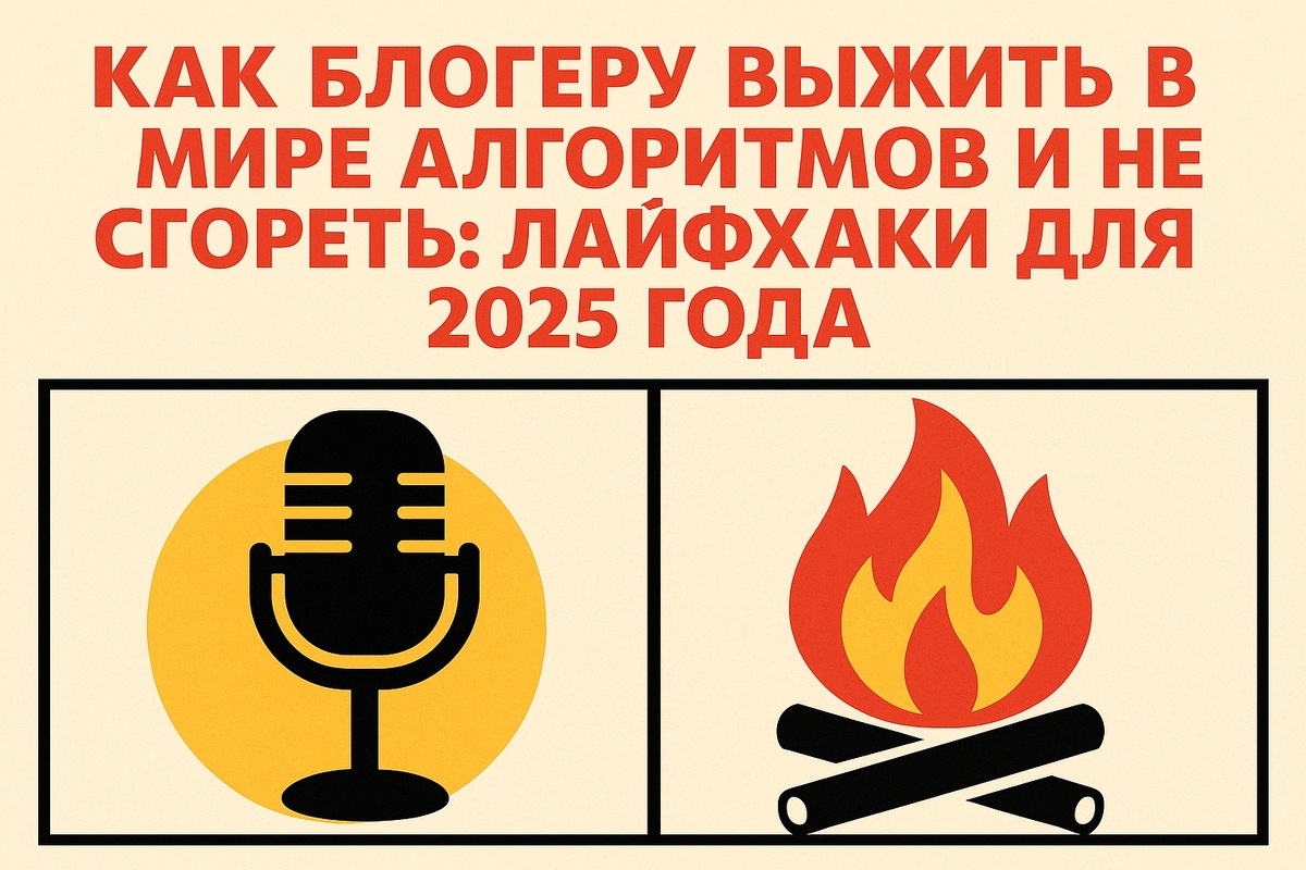 Лайфхаки для блогеров 2025: как не выгореть и победить алгоритмы YouTube