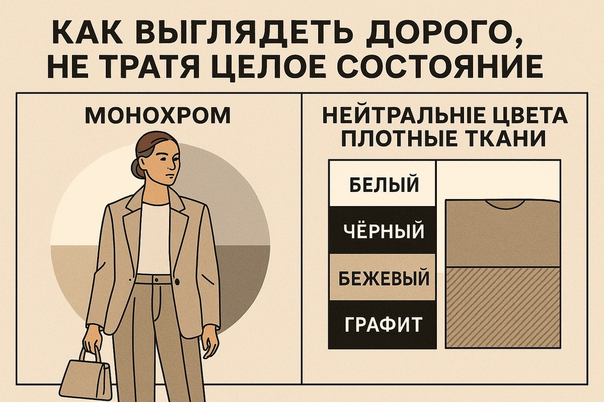 Как выглядеть дорого без лишних затрат — модные лайфхаки 2025 года