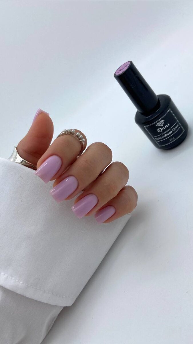 Тонкое стойкое покрытие камуфлирующей базой Onni Violet