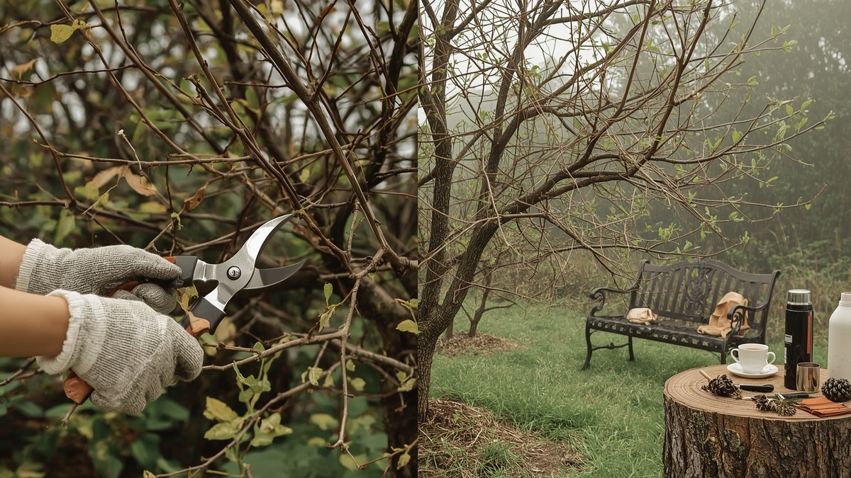 обрезка сада