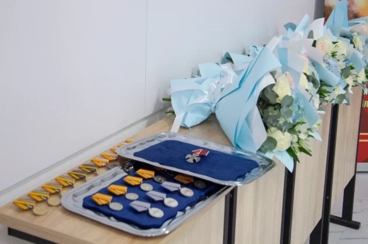    В военном госпитале Казани вручили госнаграды участникам СВО и медикам