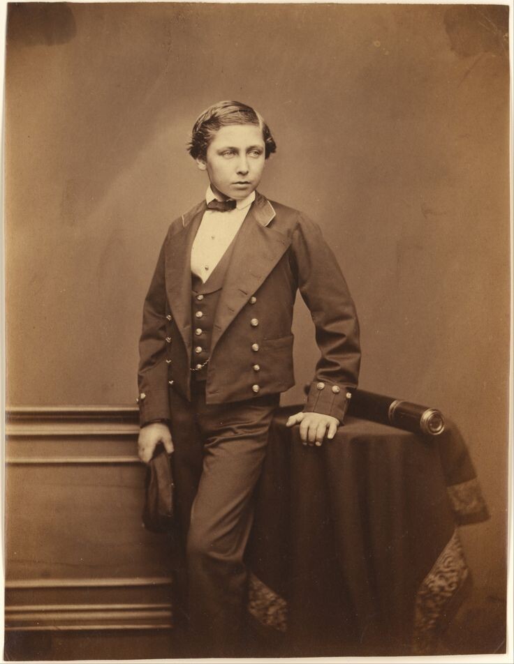 Принц Берти в детстве.