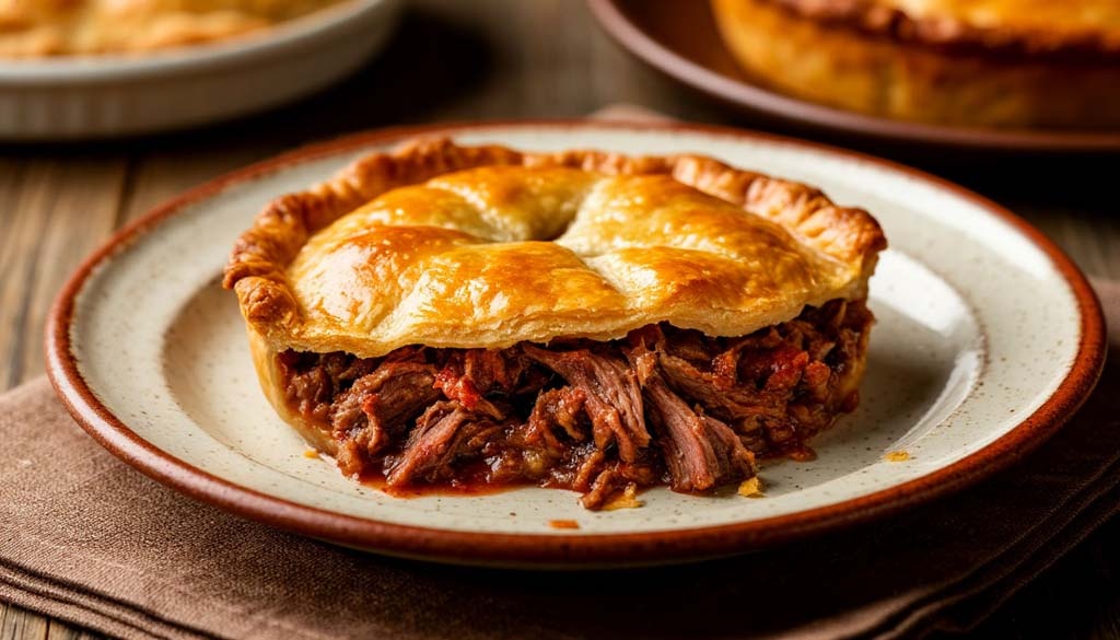 Пирог с телячьей грудинкой