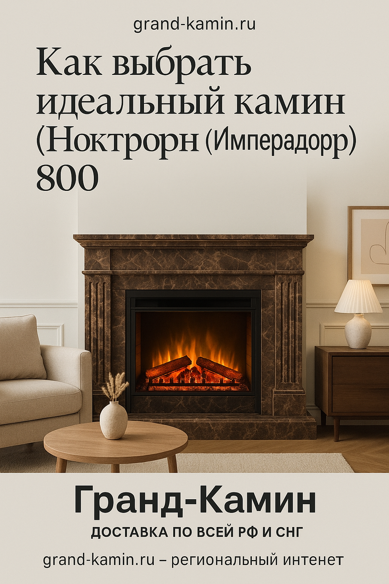    Как выбрать идеальный камин Ноктюрн (Имперадор) 800 для уютного дома и стильного интерьера Kamin